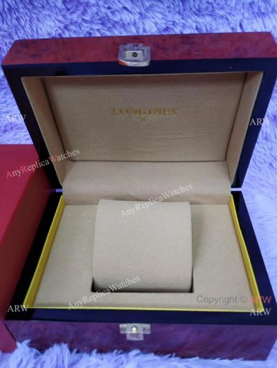 Replacement Longines Replica Watch Box Red Wood Box with Lock